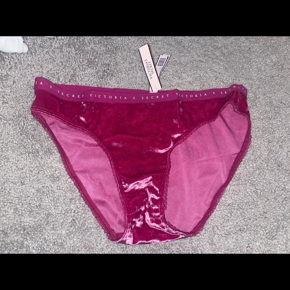 VICTORIA'S SECRET Velvet Logo Waist Bikini Panty - Picture 5 of 8